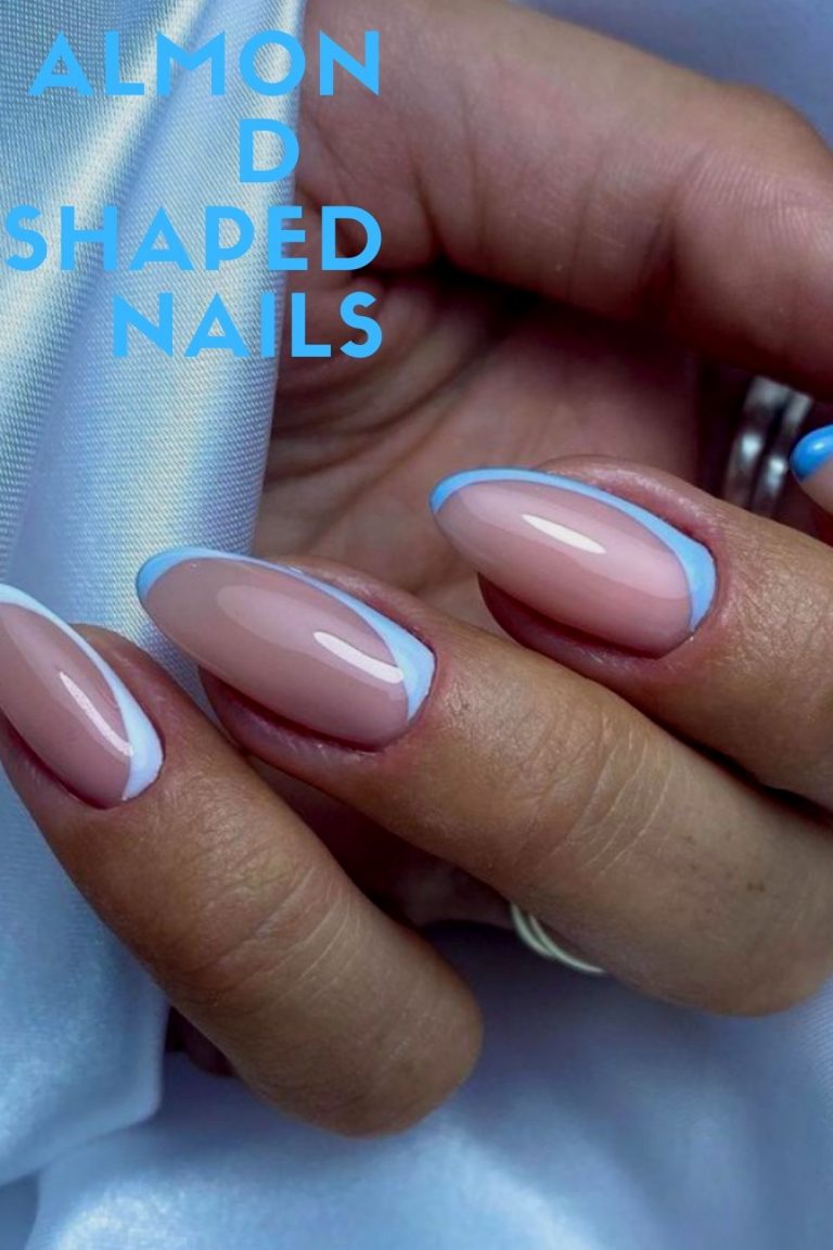 Simple And Beautiful Almond Shaped Nail Designs