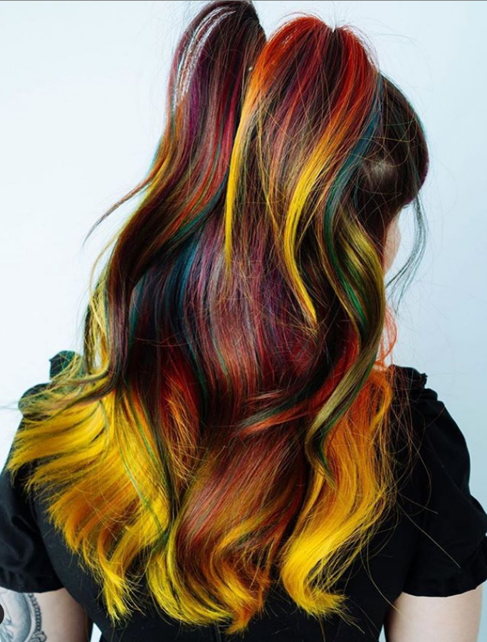 Maintaining Colorful Hair