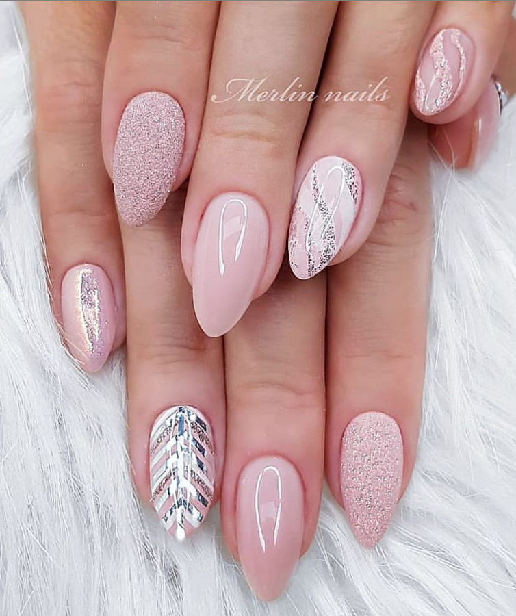 70 Fresh Design Ideas for Almond-Shaped Nails - Lily Fashion Style