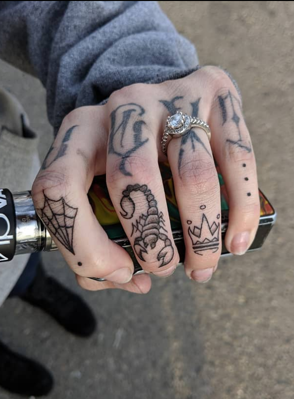 26+ Amazing Finger Tattoos Designs - Page 21 of 26 - Lily Fashion Style