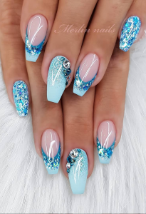 50 Beautiful Square Nails - Page 23 of 50 - Lily Fashion Style