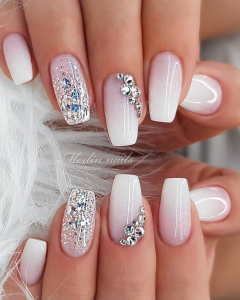 50 Beautiful Square Nails - Page 16 of 50 - Lily Fashion Style