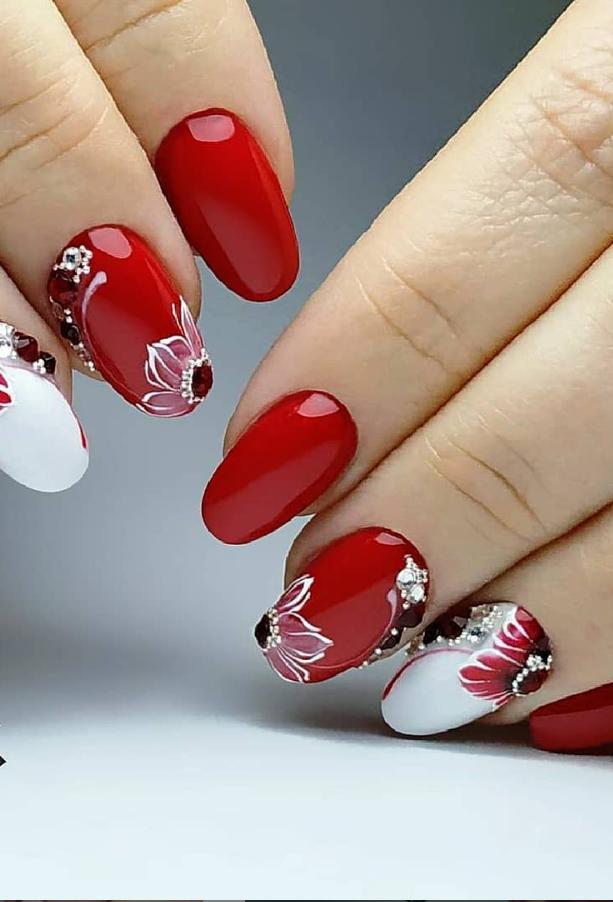 76 Pretty and Delicate Floral Nail Designs - Page 57 of 76 - Lily ...