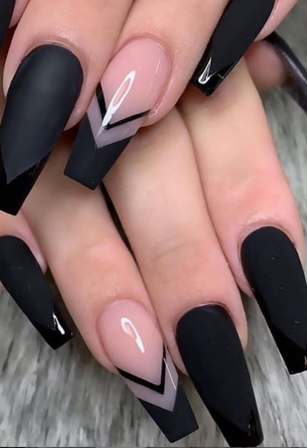 47 Amazing Black Nail Designs Page 41 of 47 Lily Fashion Style