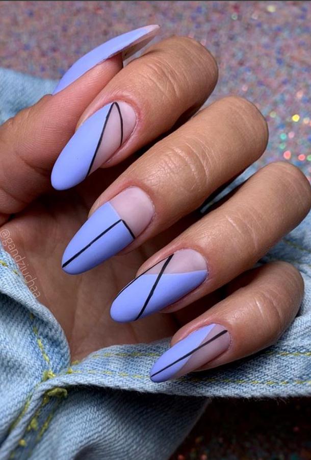 44 Unique Blue Nail Designs, You Will Want to Try as Soon as Possible