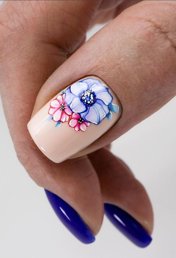 48 Beautiful Short Square Nails for Your Fingers - Lily Fashion Style