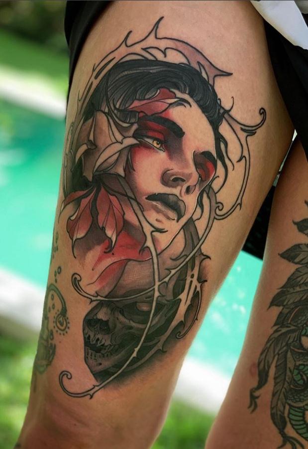 39 Figure Watercolor Tattoos That Are Beautiful Works of Art - Lily ...