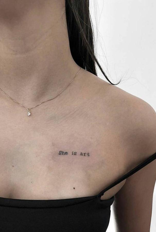 36 Exquisite and Small Letter Tattoos of The Best Design - Lily Fashion