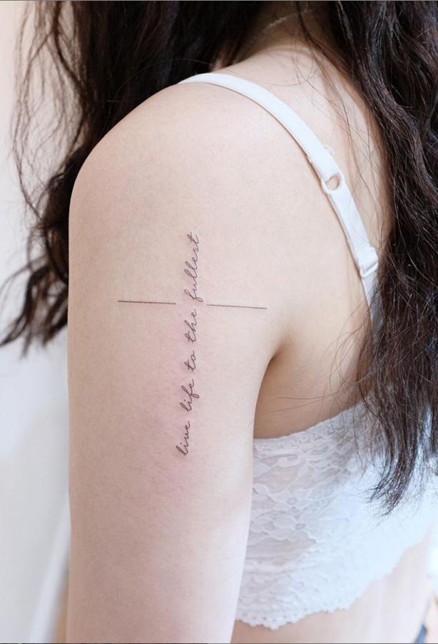 36 Exquisite and Small Letter Tattoos of The Best Design Lily Fashion