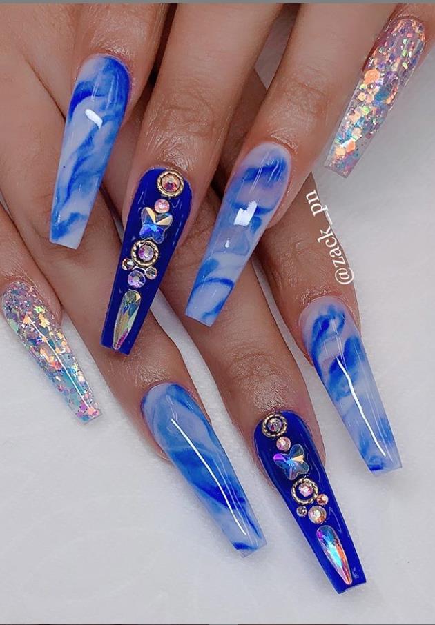 The 85 Best long Acrylic Coffin Nail Ideas For This Spring and Summer