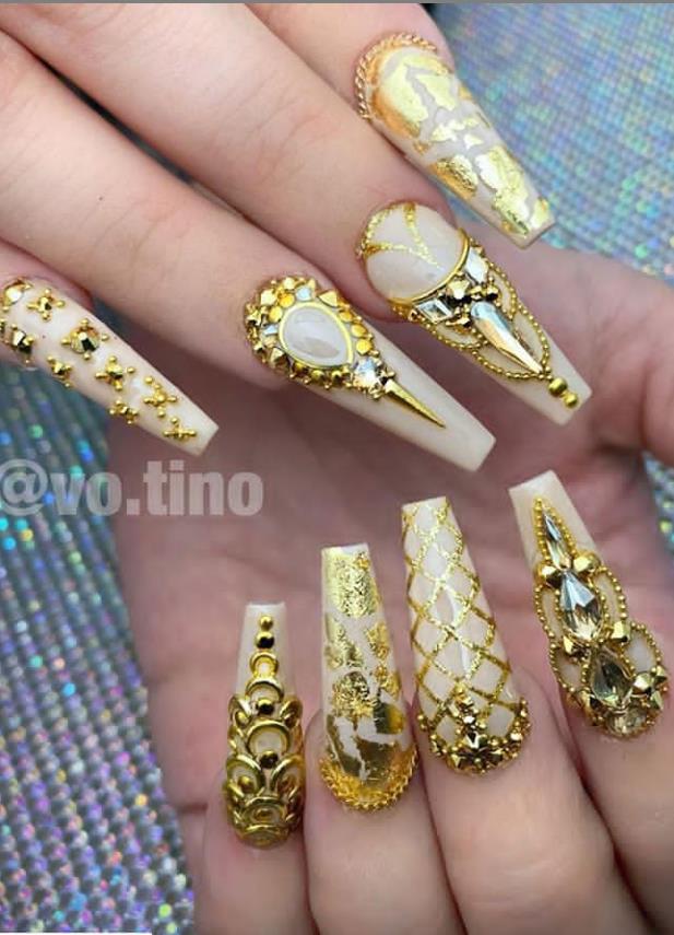 Special Yellow Coffin Nails Art You Should Try In Summer - Lily Fashion ...