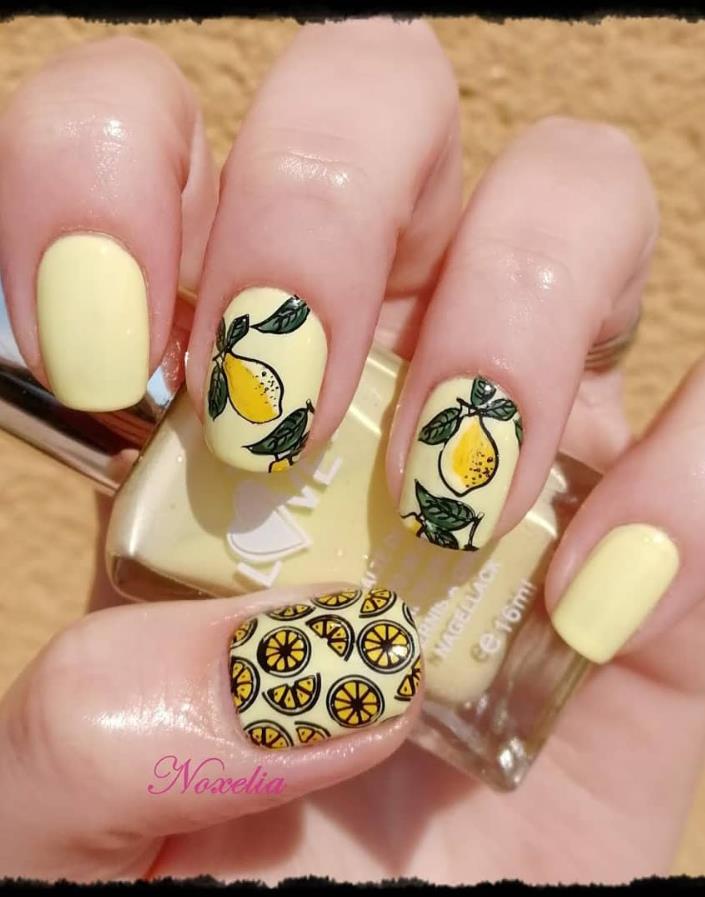 The Acrylic Short Yellow Nails That Fashion Experts Are Making,You Are ...