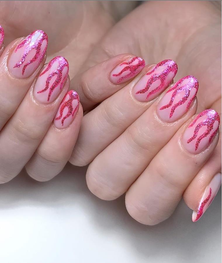 60 Hot Bling Short Nails Art Designs, Delicate And Not Fancy, Really ...