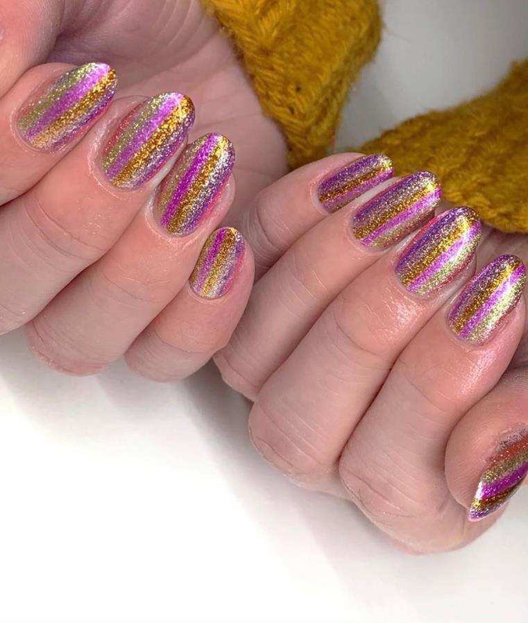 60 Hot Bling Short Nails Art Designs, Delicate And Not ...