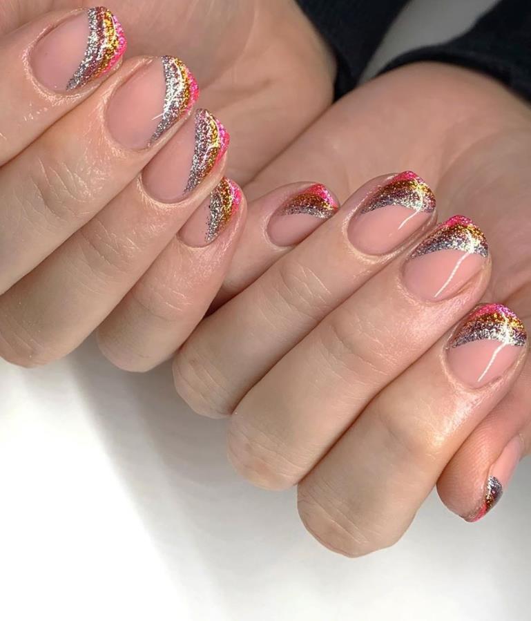 60 Hot Bling Short Nails Art Designs, Delicate And Not Fancy, Really