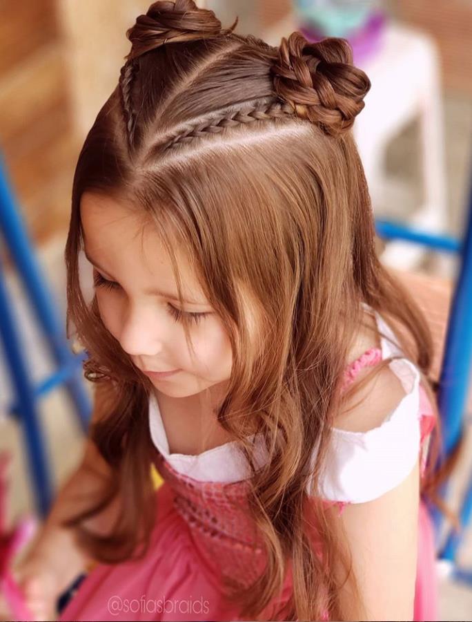 Exquisite And Ingenious Children's Hair Style Lily Fashion Style
