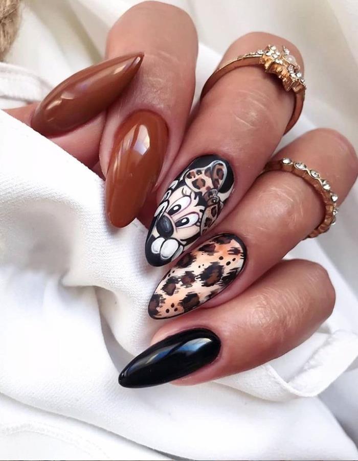 Simple, Clean And Exotic Leopard Nail Design In Autumn 2020 - Lily ...
