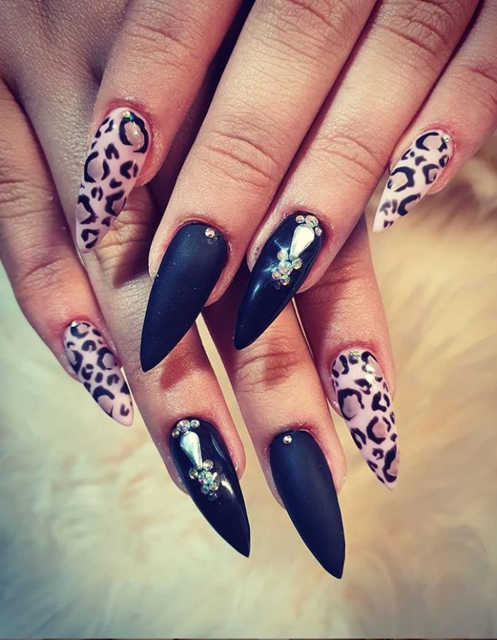 Simple, Clean And Exotic Leopard Nail Design In Autumn 2020 - Lily