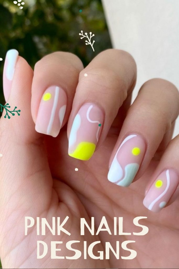   Pink Nails Design For  Summer Nails 2021 