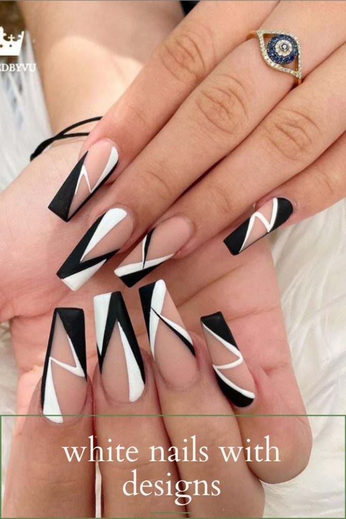 32 Elegant White Nail Design For Summer Nails In 2021   2 683x1024 