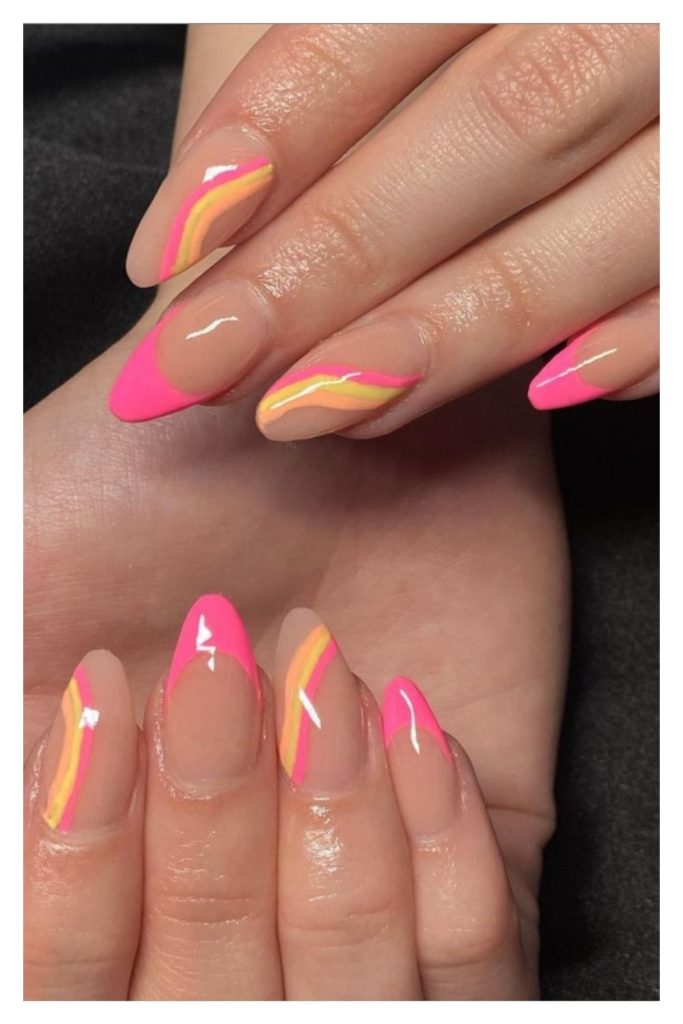 45 Elegant and Trendy Almond Shaped Nails for Summer Nails 2021