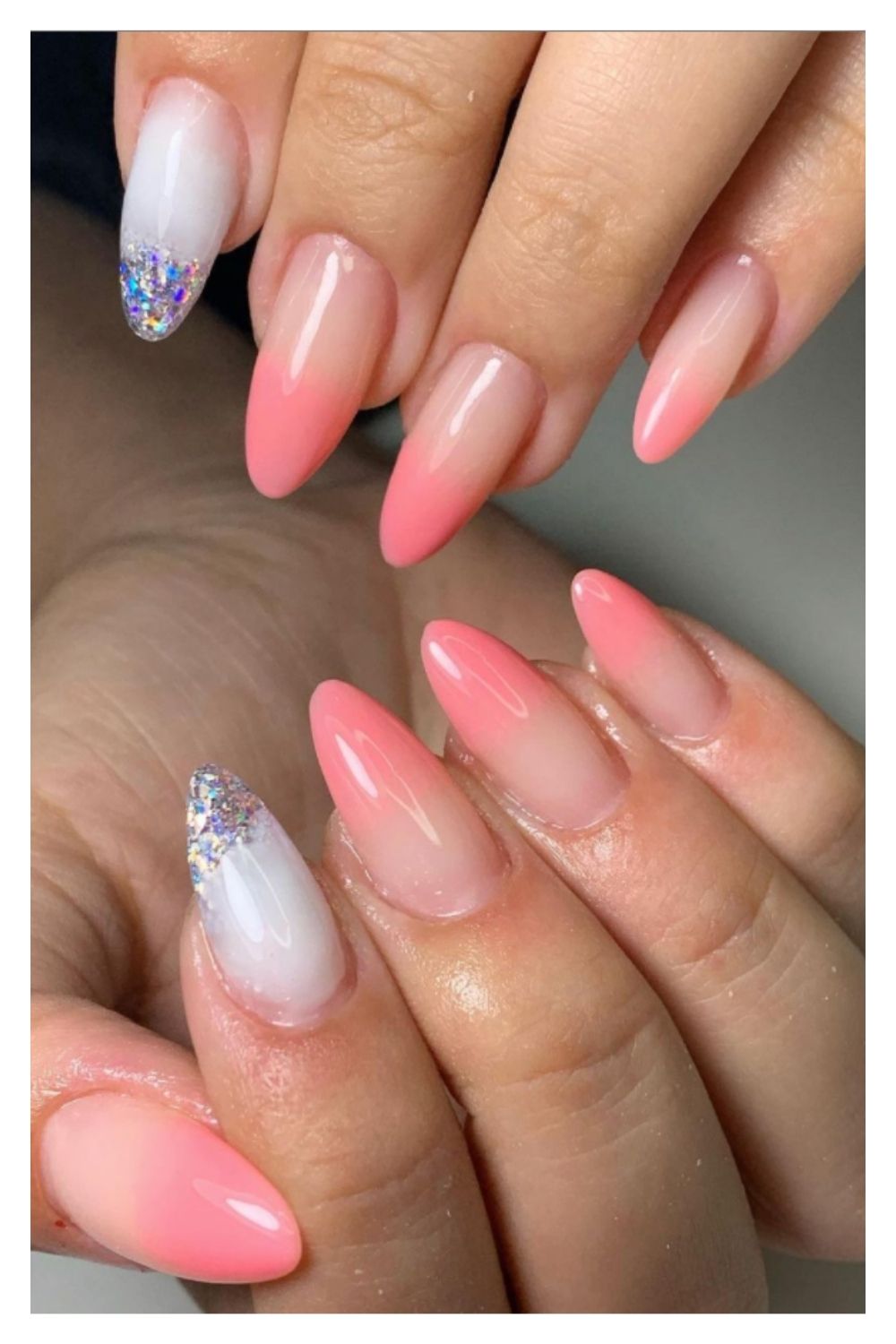 Classy almond nails