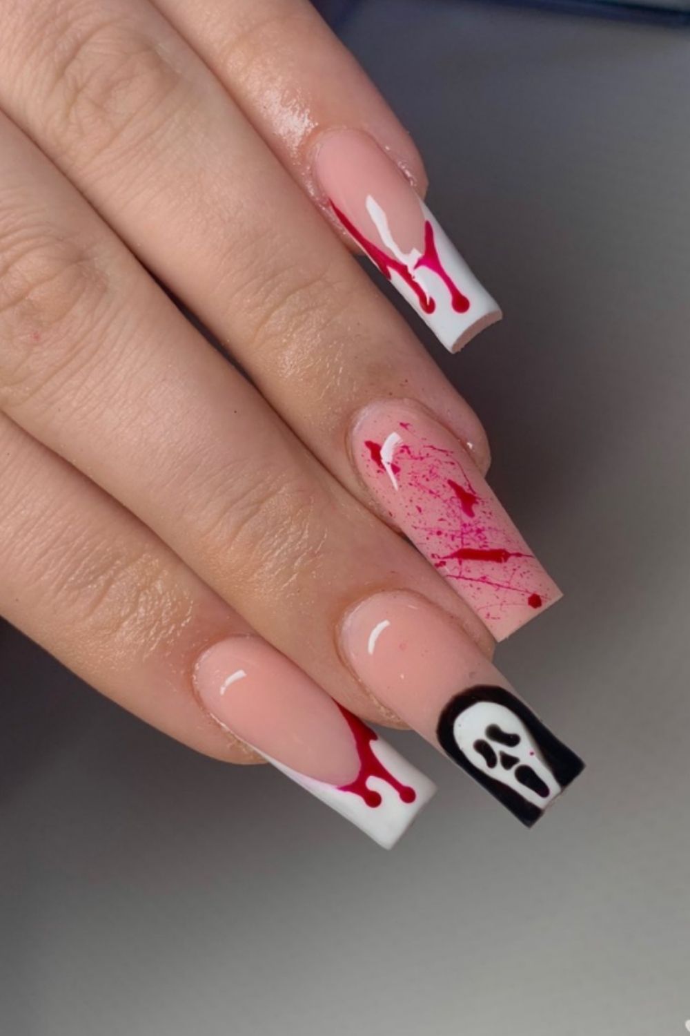 Bloody Nail Designs – With Blood Drops, Wounds, Knives