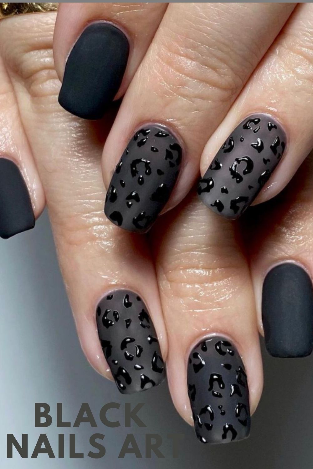 Classic Black Nail Design you Need to Copy for Halloween in 2021