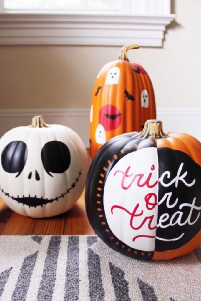 18 Easy Pumpkin Painting Ideas to DIY This Halloween 2021