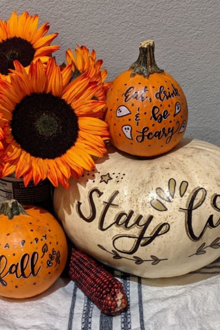 18 Easy Pumpkin Painting Ideas to DIY This Halloween 2021