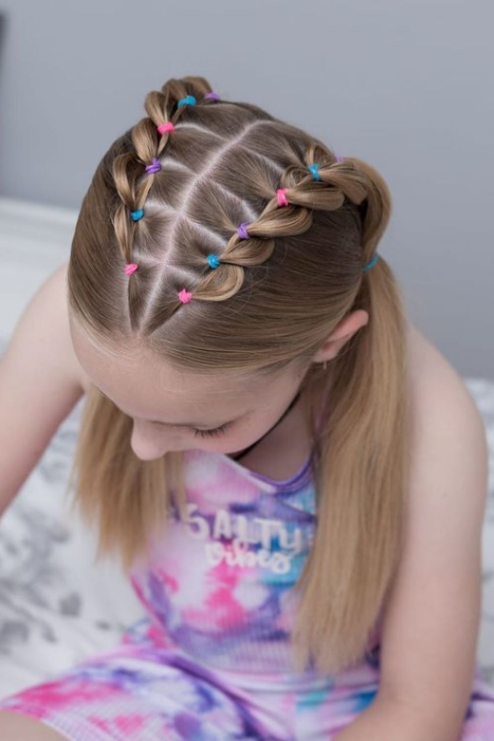Cutest Braid Hairstyles ideas for Little Girls At the Christmas party