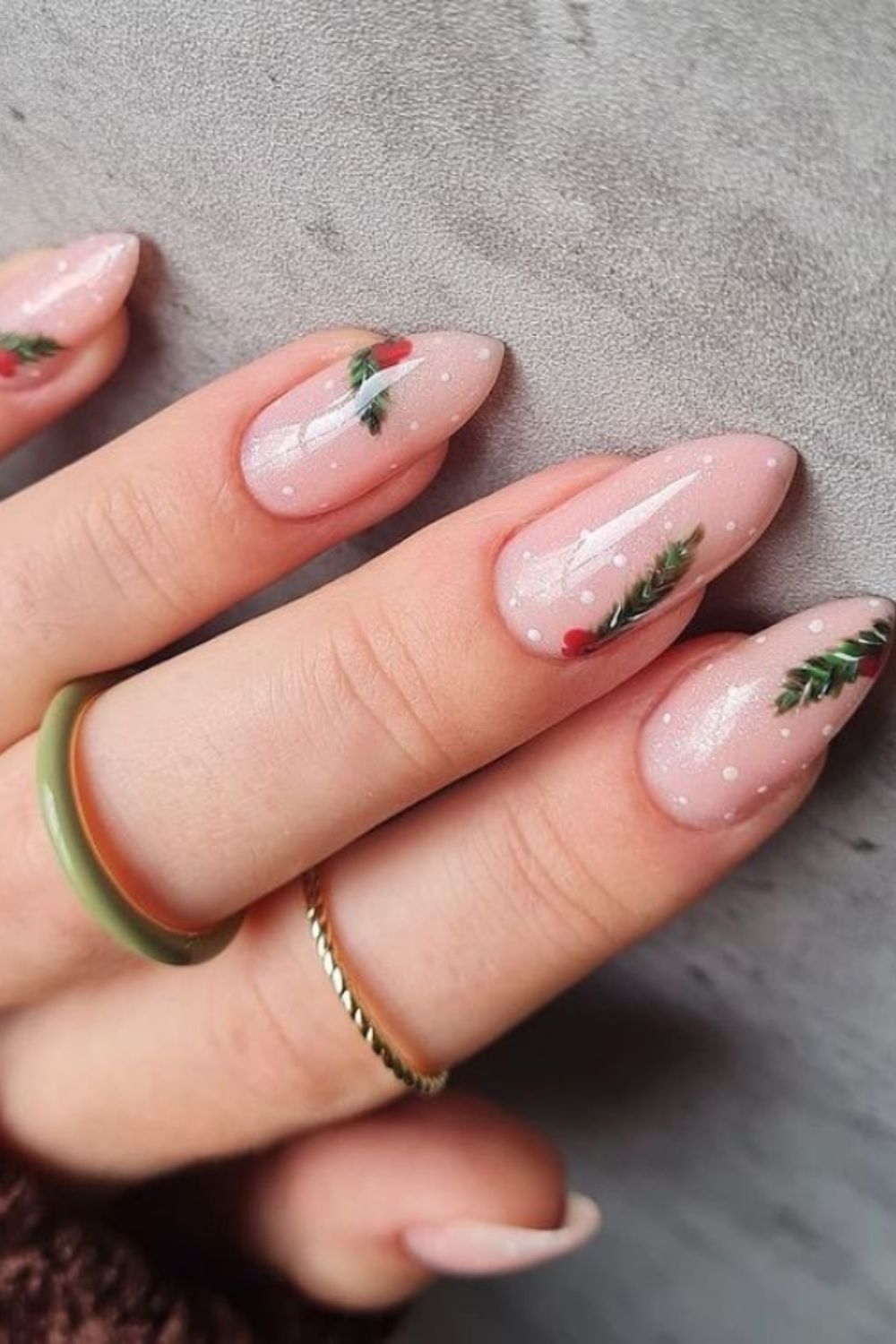 Beautiful almond nails art