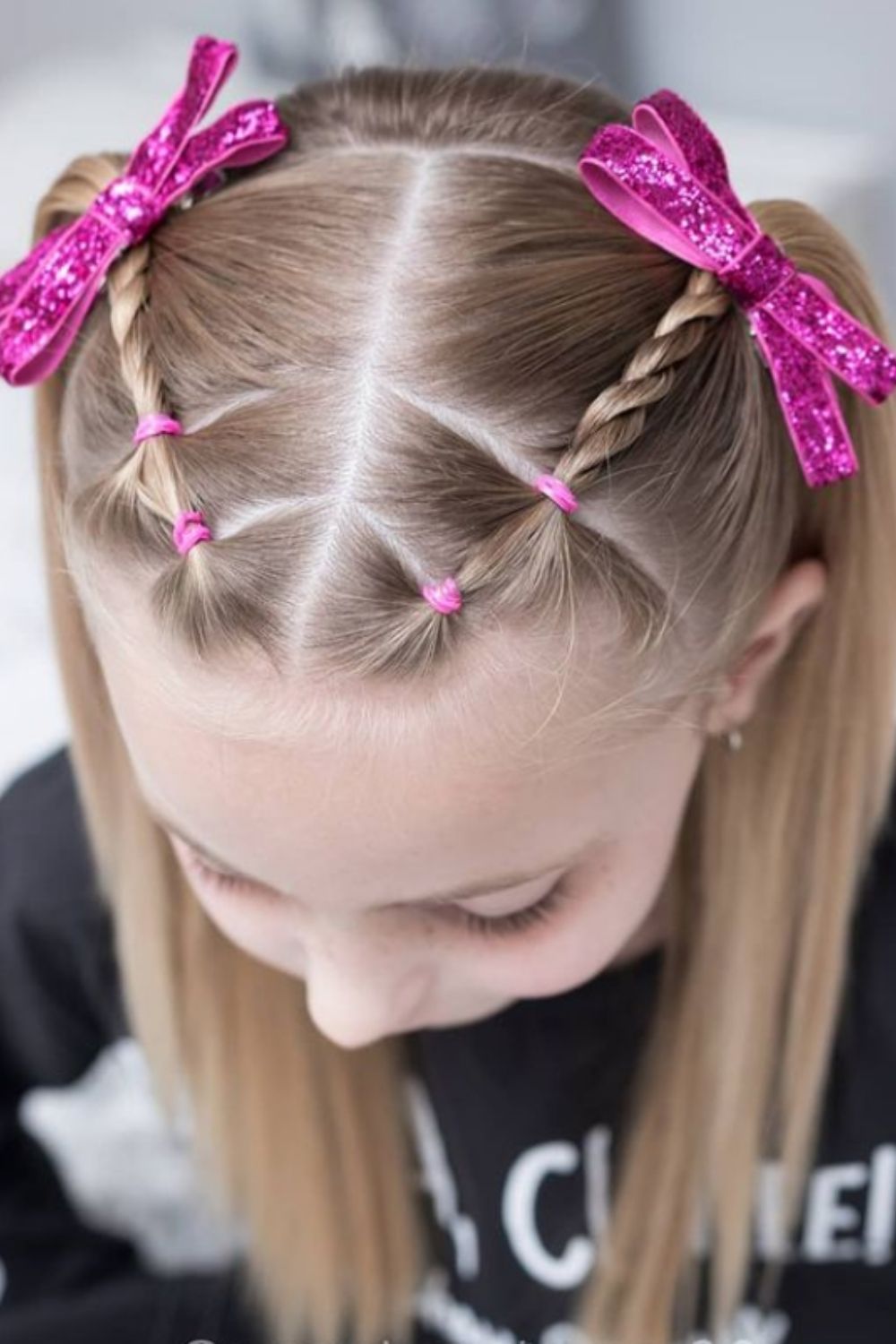 Cutest Braid Hairstyles ideas for Little Girls At the Christmas party