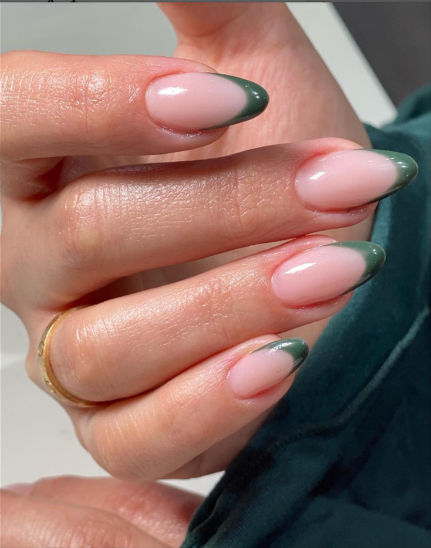 Trendy Simple short nails with nude nail ideas