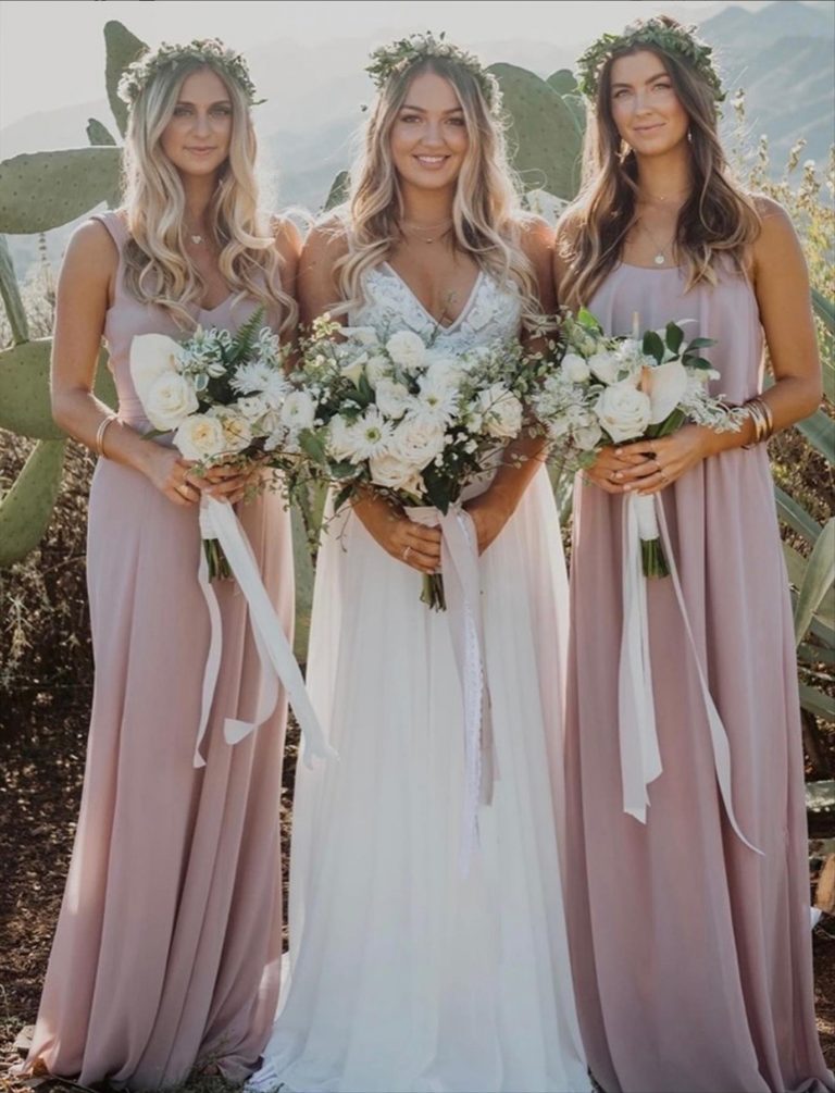 36 Elegant Bridesmaid Dresses From Real Weddings - Lily Fashion Style