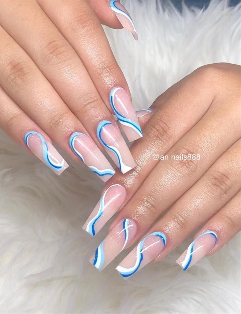 46 Best acrylic coffin nails that popular on any occasion Lily