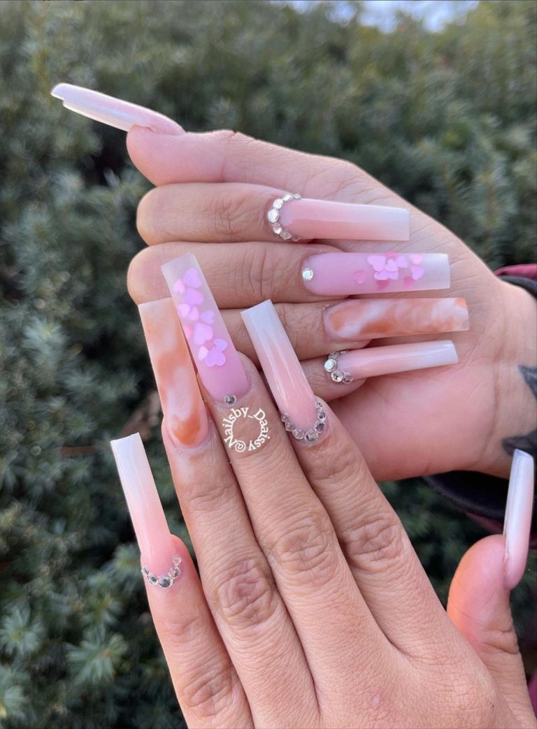 46 Best acrylic coffin nails that popular on any occasion Lily
