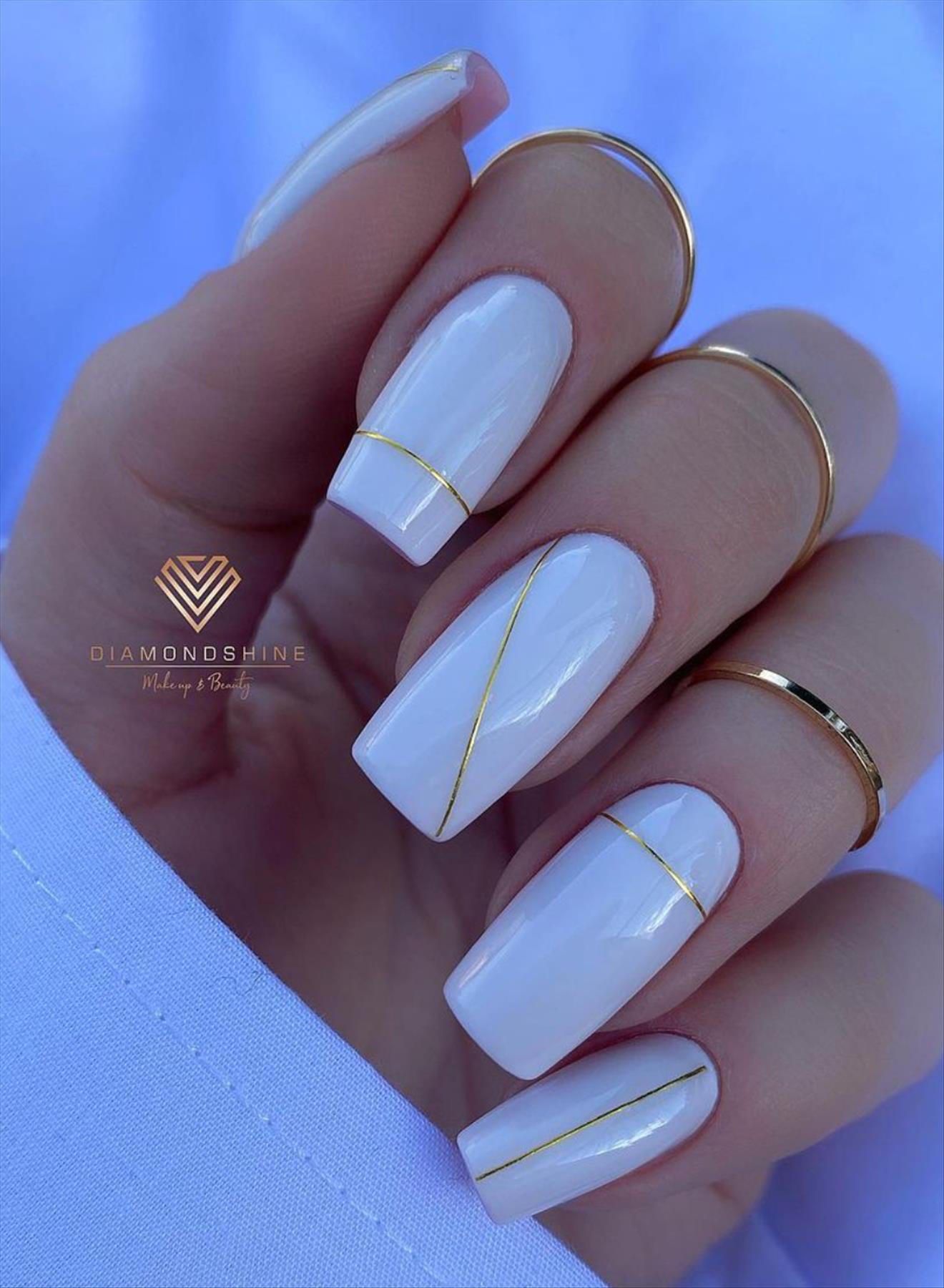 50+ White Nails Perfect For Your Next Mani! - The Pink Brunette