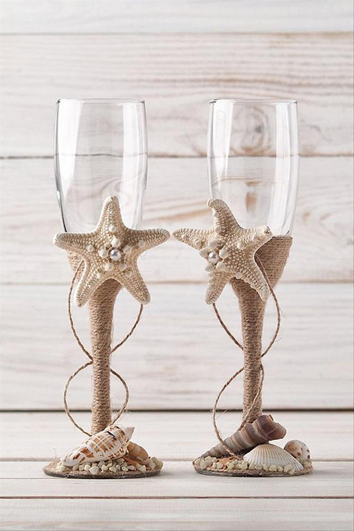 DIY Wedding Champagne Flutes Ideas to Raise Proudly in a Toast