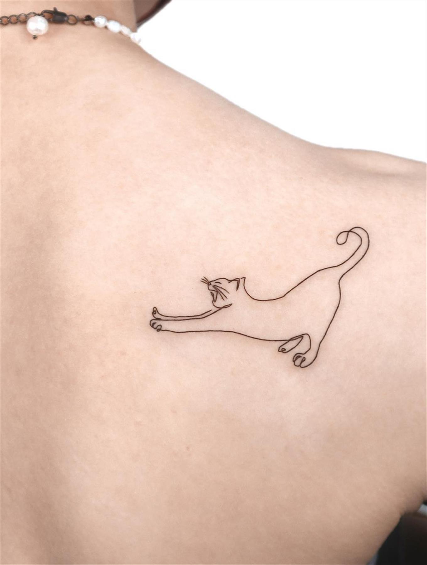Cute cat tattoo ideas 2022 for the cat lover 
