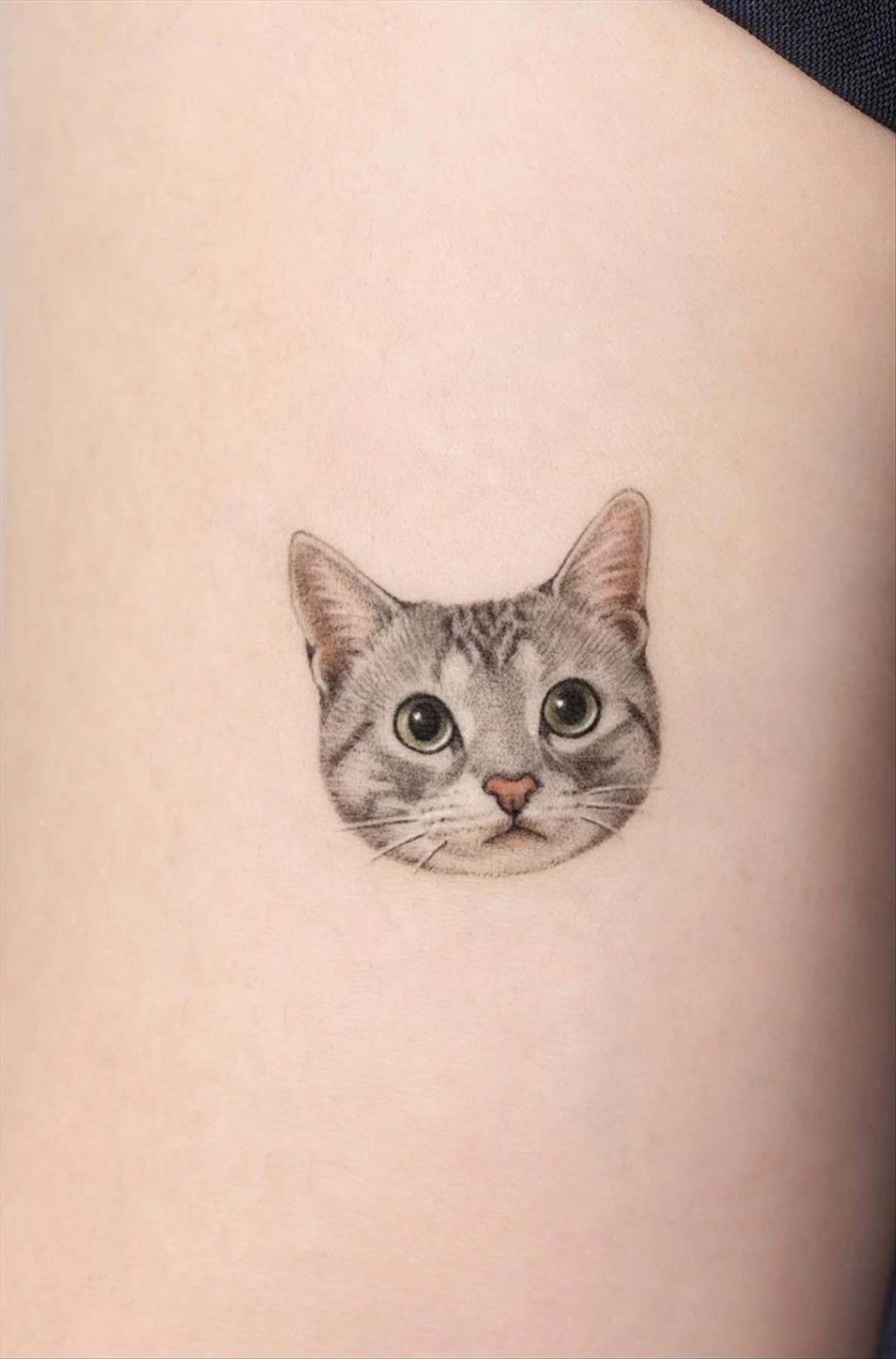 Cute cat tattoo ideas 2022 for the cat lover 