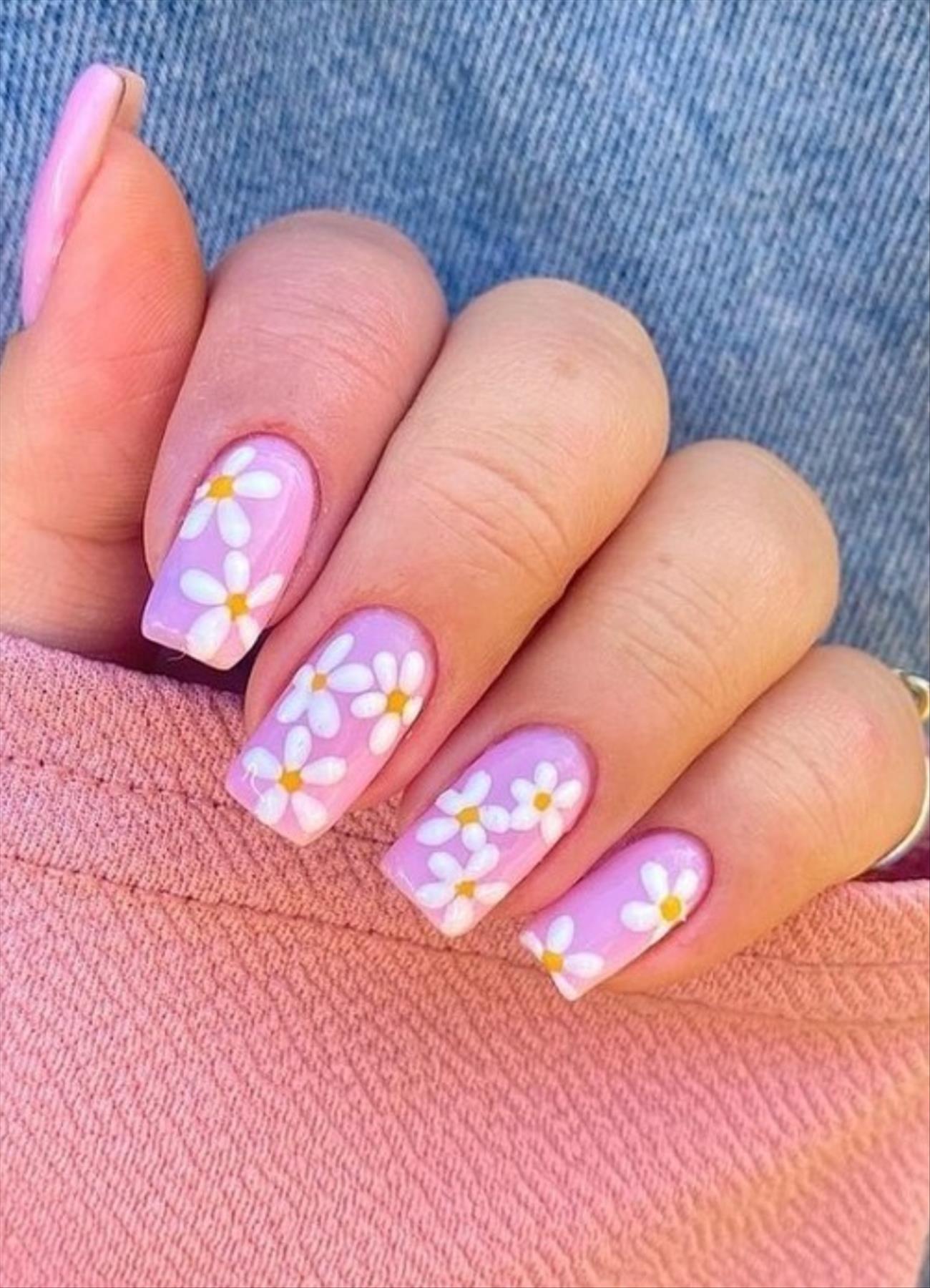 Pretty short pink nails perfect for the next mani!
