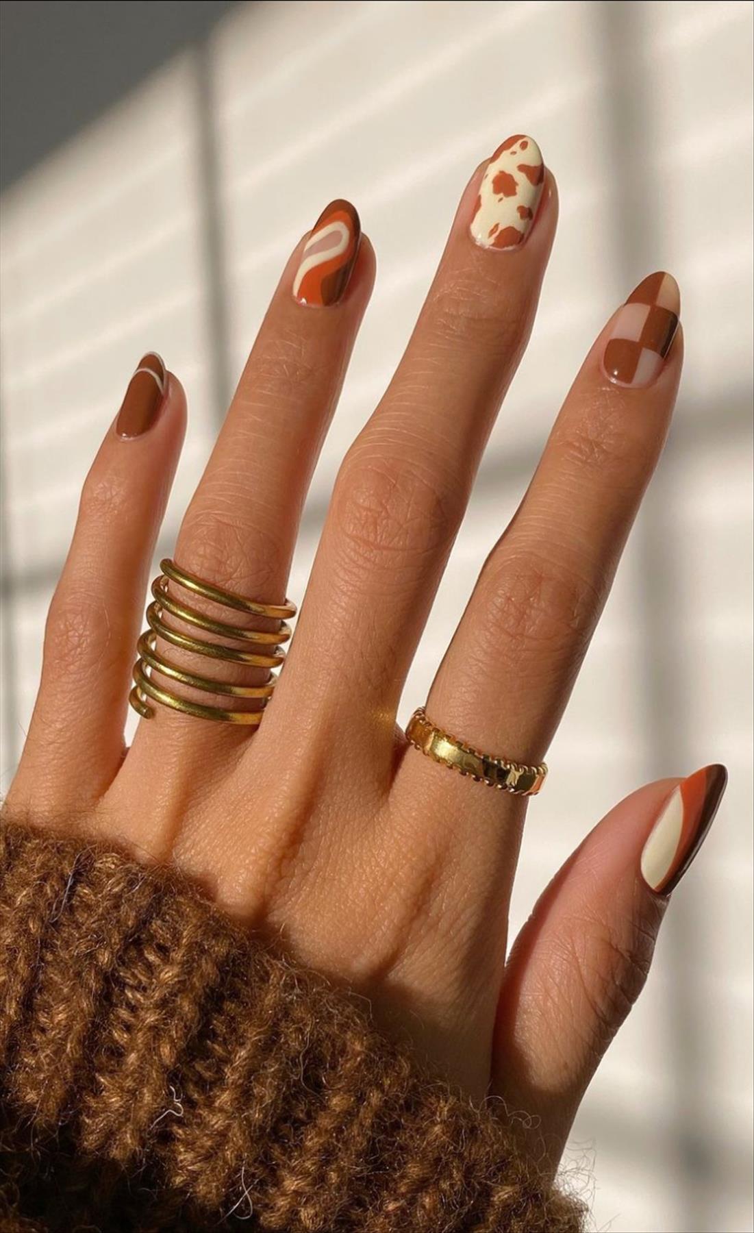 65 Simple Fall nails 2022 for your Autumn mani inspo Page 20 of 65