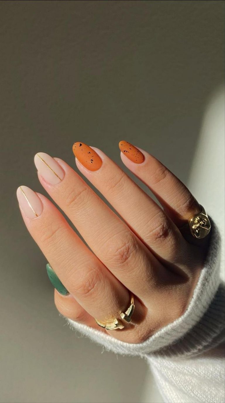 65 Simple Fall nails 2022 for your Autumn mani inspo - Page 49 of 65 ...