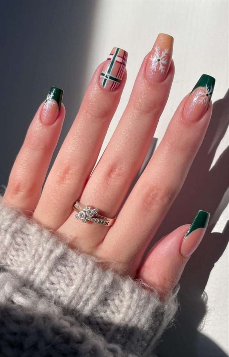 50 Best Christmas nails design You'll love 2022 Lily Fashion Style
