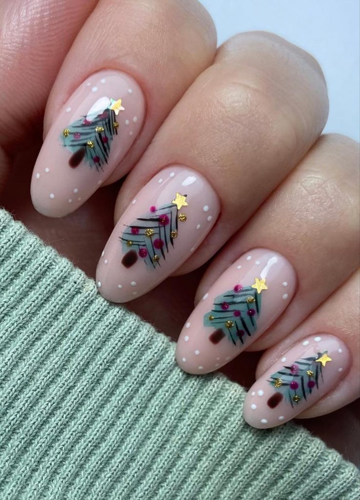 50 Best Christmas nails design You'll love 2022 Lily Fashion Style