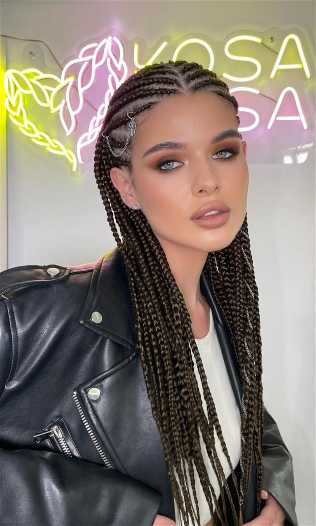 Cool braided hairstyle for your next look