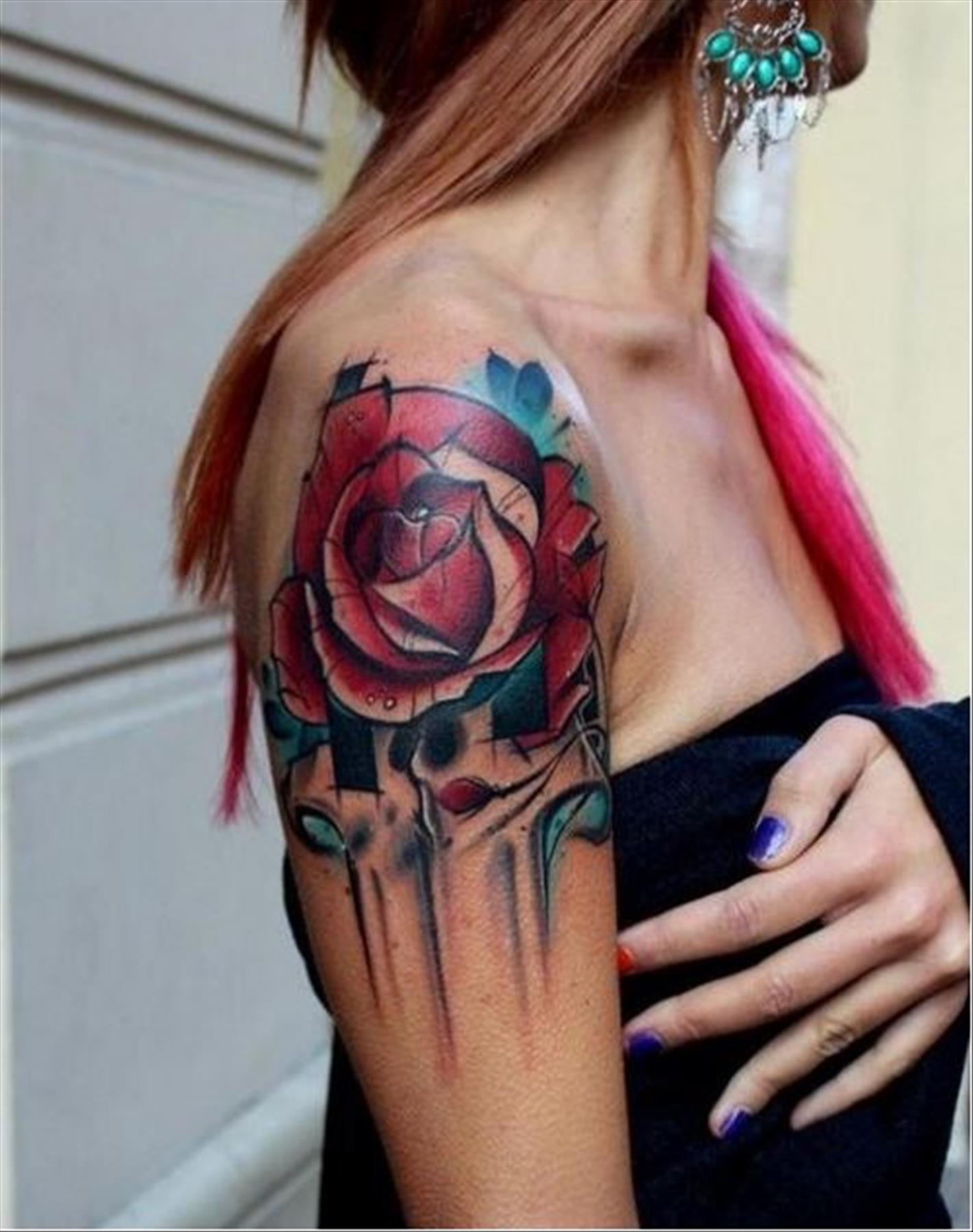 Rose tattoo designs for your first tattoo attempt