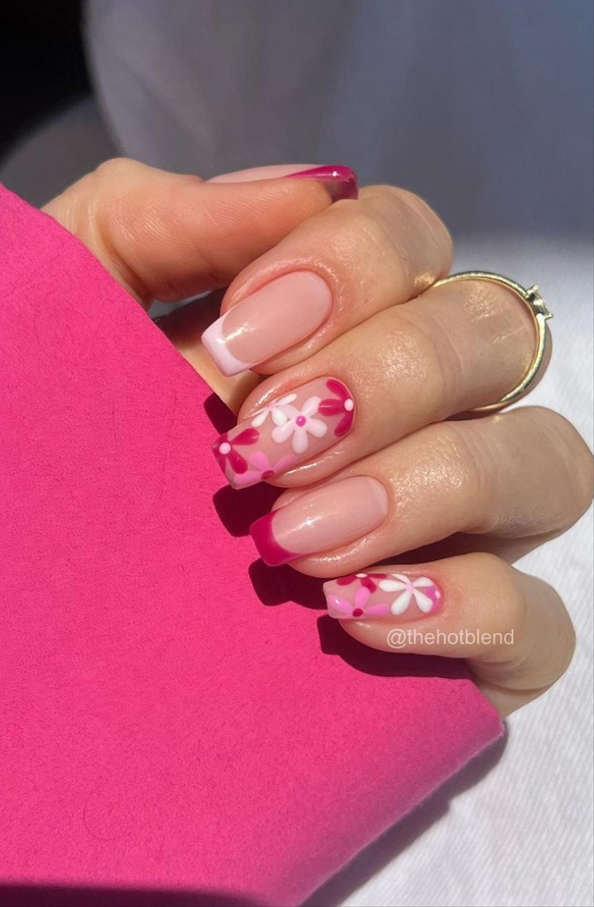 Press On Nail Kit - Nude Pink, new french nails. Trendy, and fashion n –  REAL Accessories