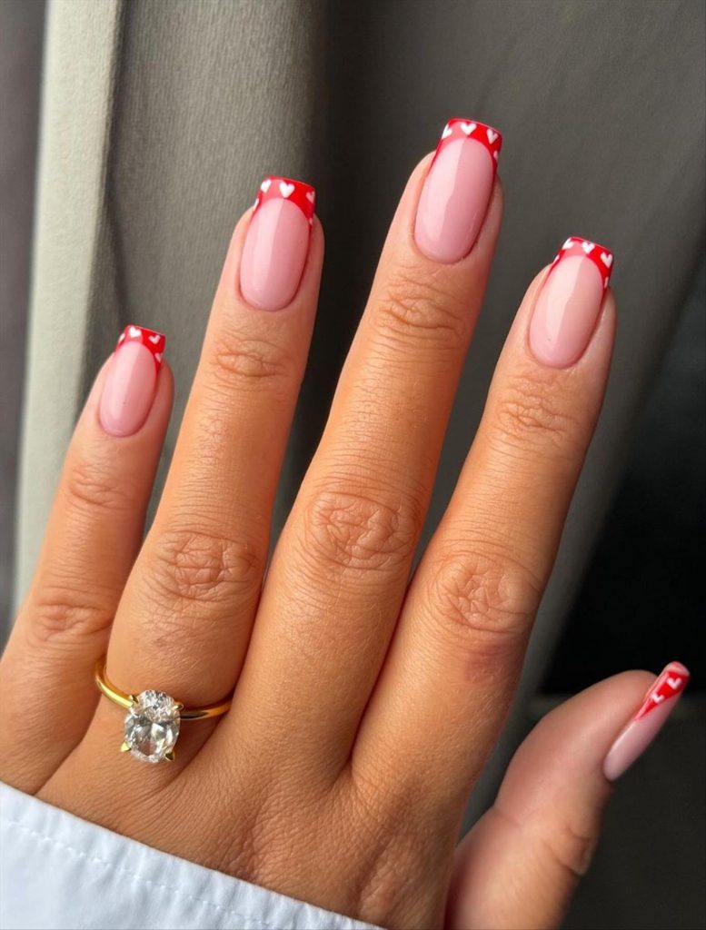 Pretty Valentine's Day nail designs inspiration for 2024